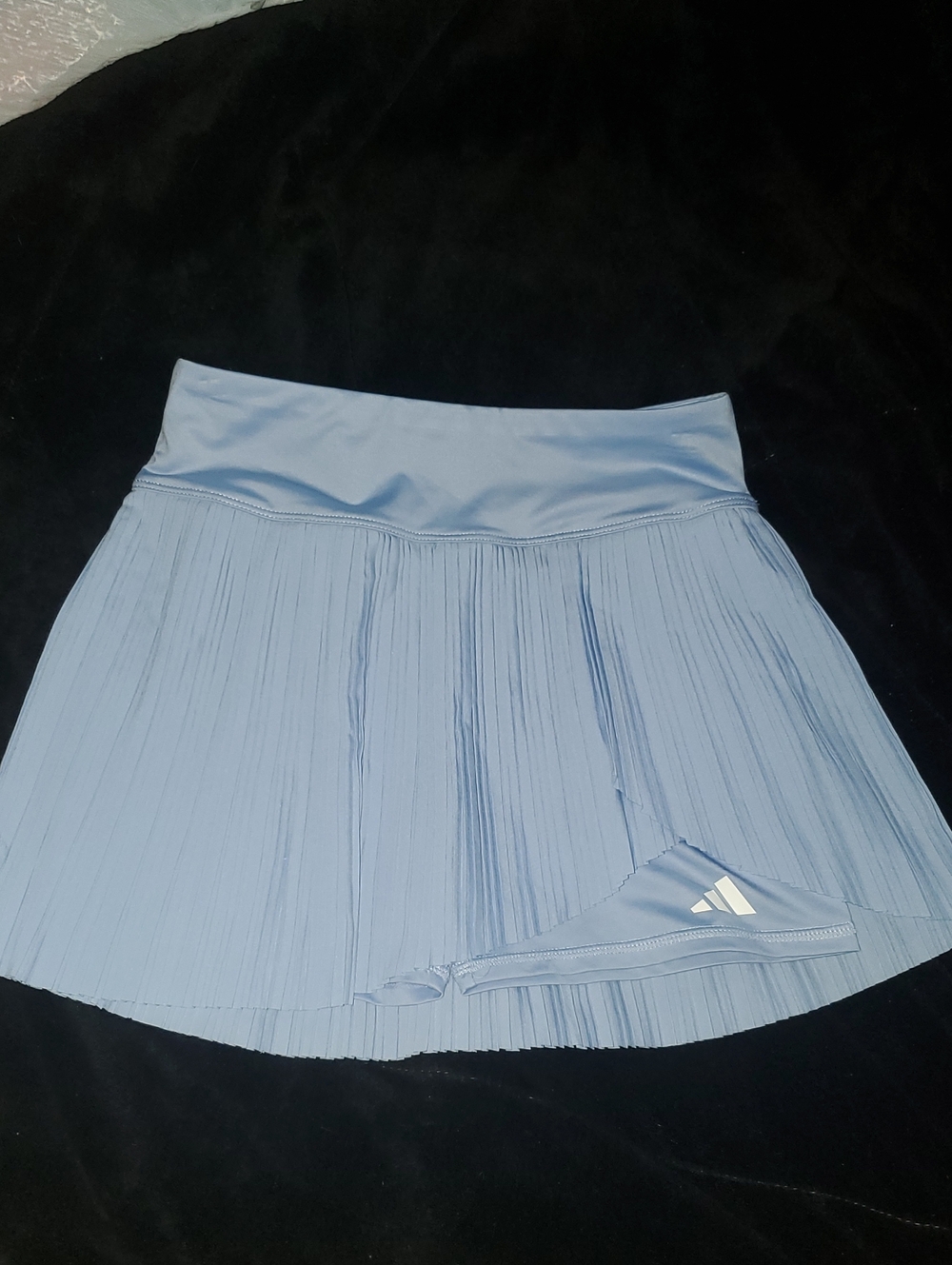 adidas Sky Blue Pleated Skater Tennis Skirt